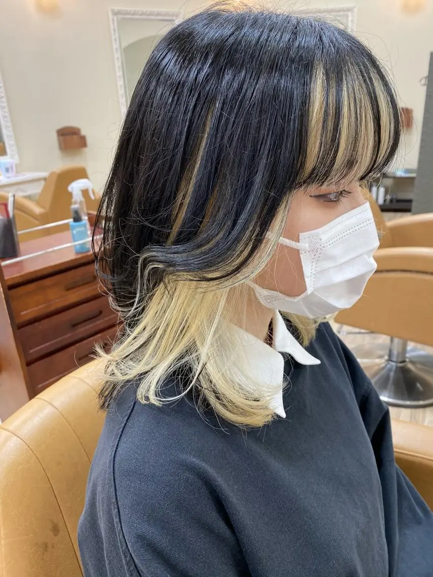 カラー SALOWIN栄 高須大貴のヘアスタイル