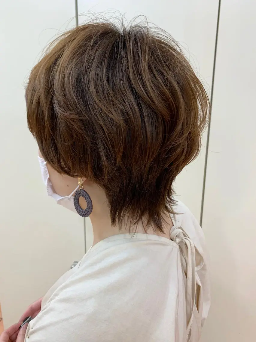 ショート カラー 髪質改善 Blumeのヘアスタイル