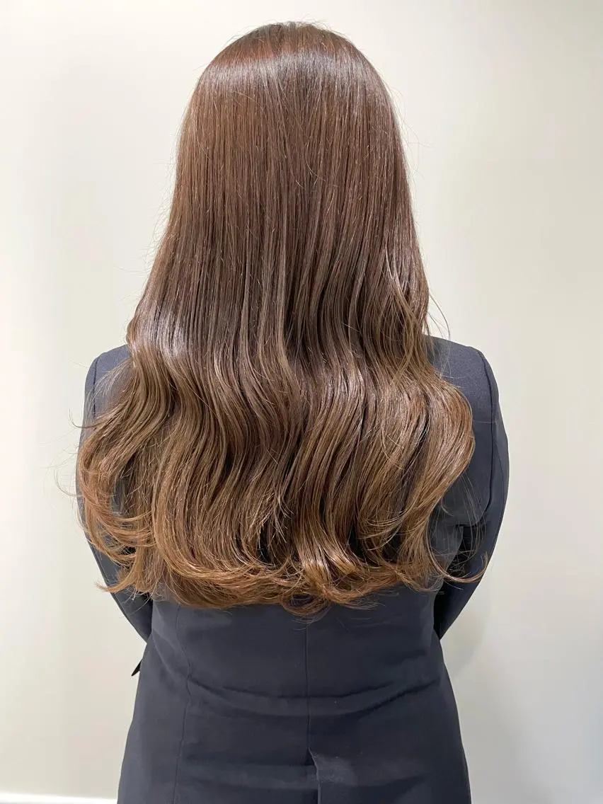 ロング カラー カット トリートメント 山口 莉奈のヘアスタイル