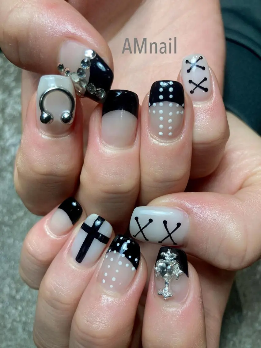 ネイル アートネイル 持ち込み ハンドネイル Am:nail 柏 SUE（スゥ）のネイルデザイン