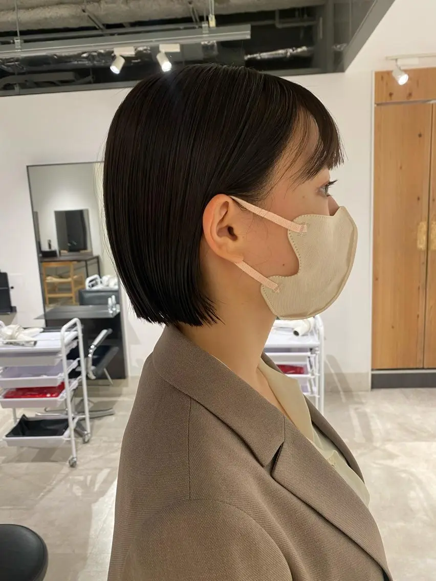 ショート カラー カット ヘアカラー トリートメント stylist トモヤのヘアスタイル