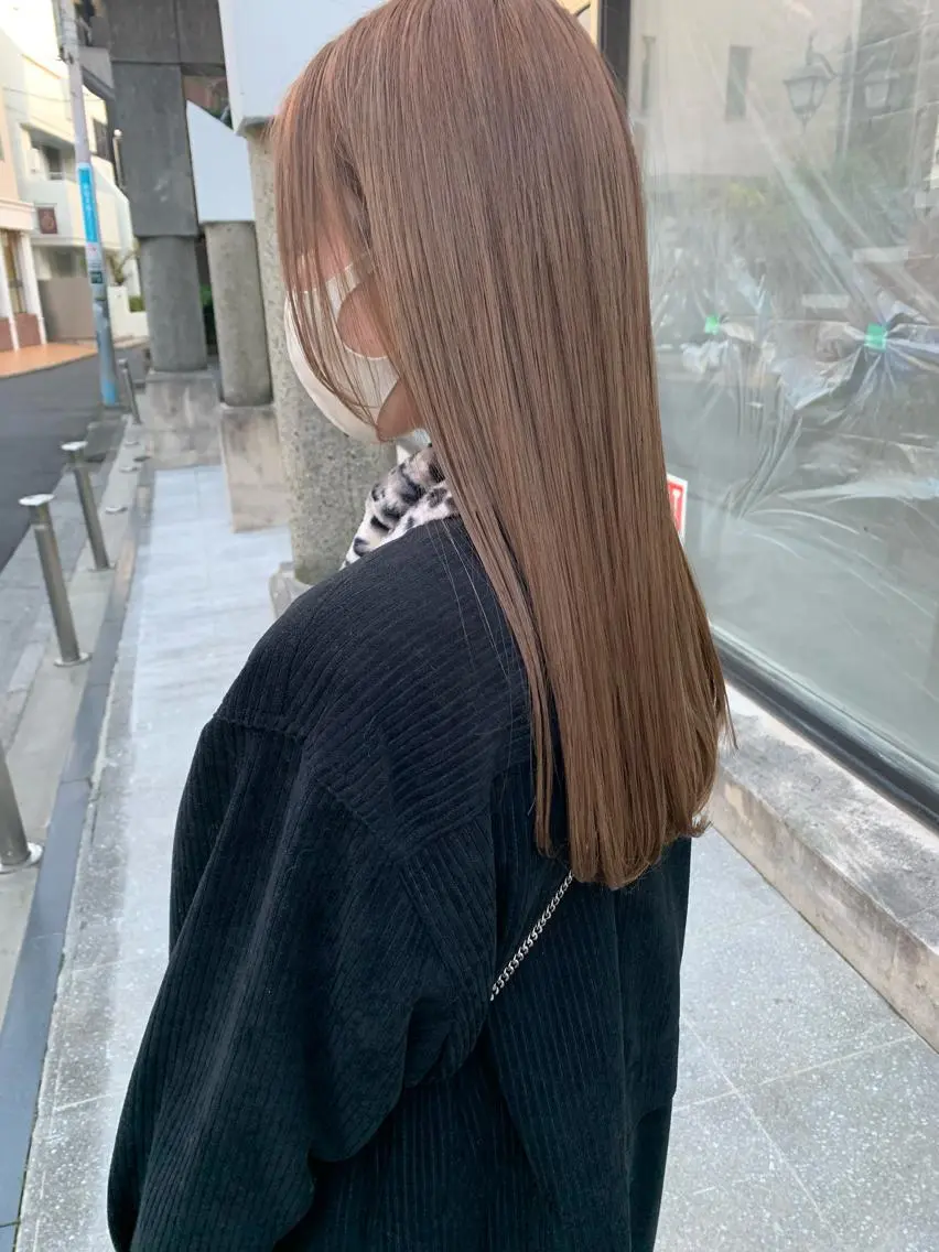 セミロング ヘアカラー トリートメント 高橋 一矢のヘアスタイル