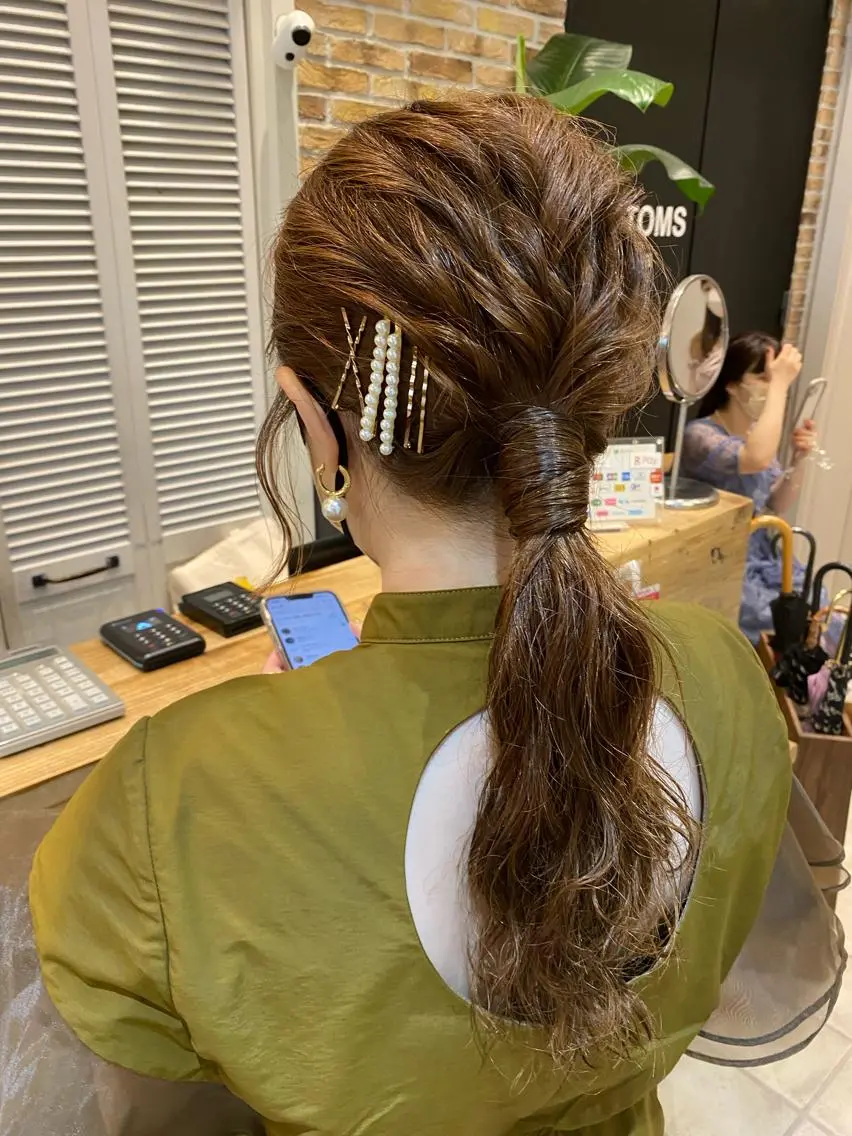 ロング ヘアアレンジ 🌸透明感艶 カラー🌸Yuukiのヘアスタイル