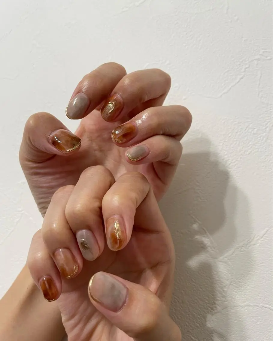 ネイル ハンドネイル フットネイル kiii.__ ✴︎*のネイルデザイン