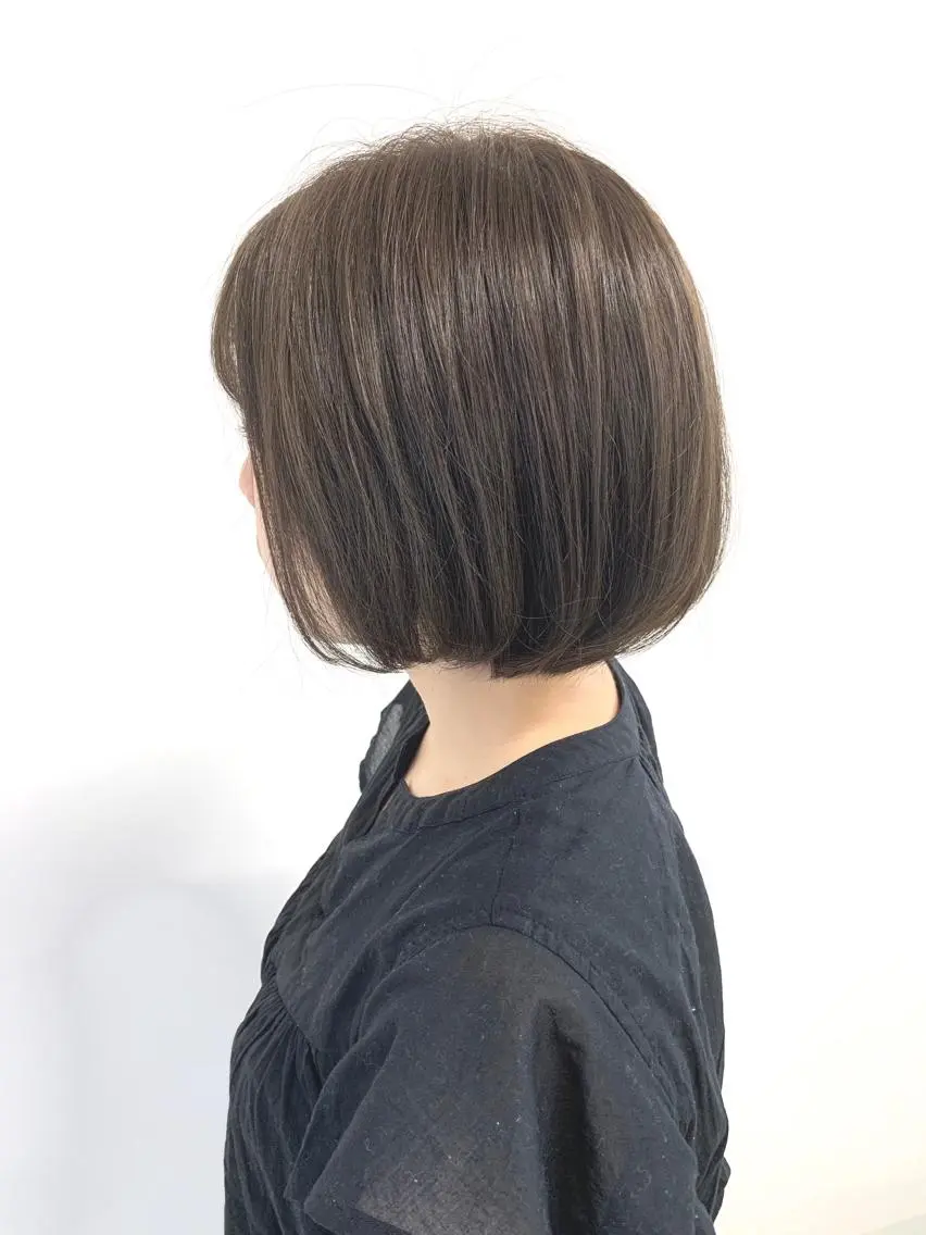 ショート カラー ブリーチなし透明感 🍀梅田・増田のヘアスタイル