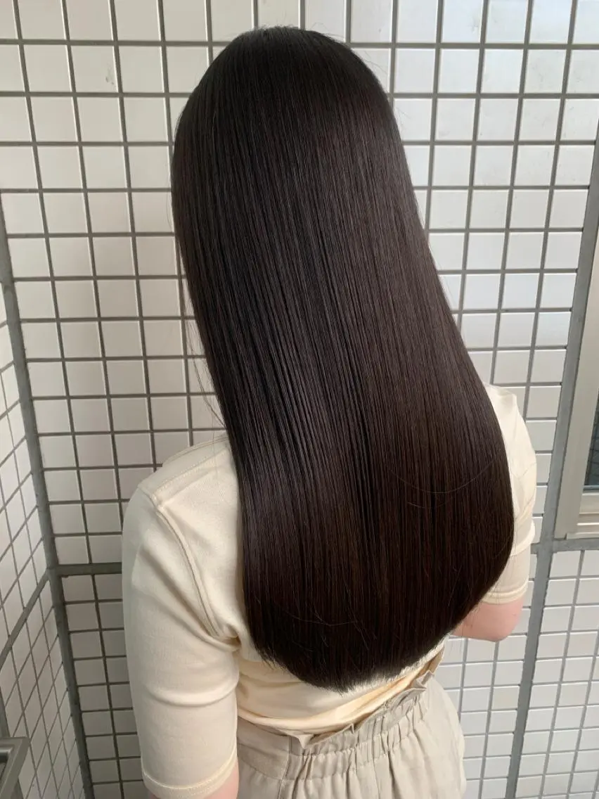 ロング カラー パーマ ヘアアレンジ ロング Bianca 代表 硲 貴亮【東武練馬】のヘアスタイル