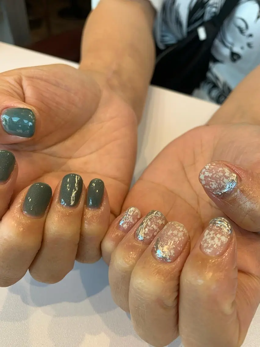 ネイル ニュアンスネイル unfi ocean 川上のネイルデザイン