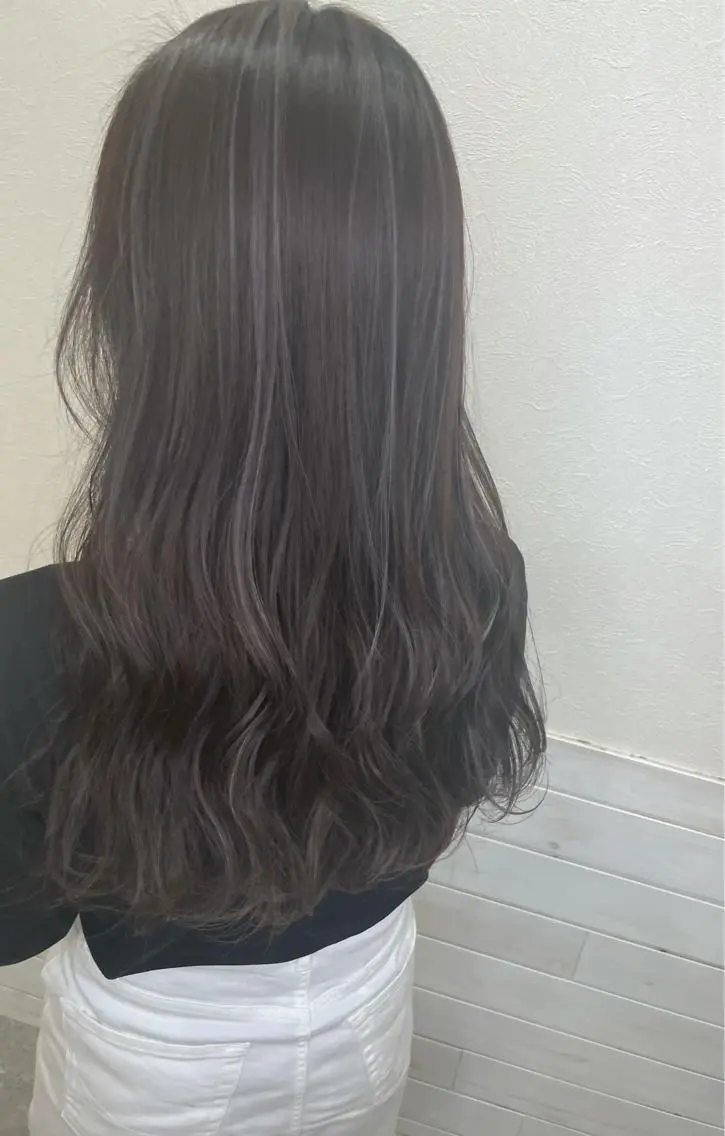 ロング 髪質改善×縮毛矯正 ×艶カラーNAOのヘアスタイル