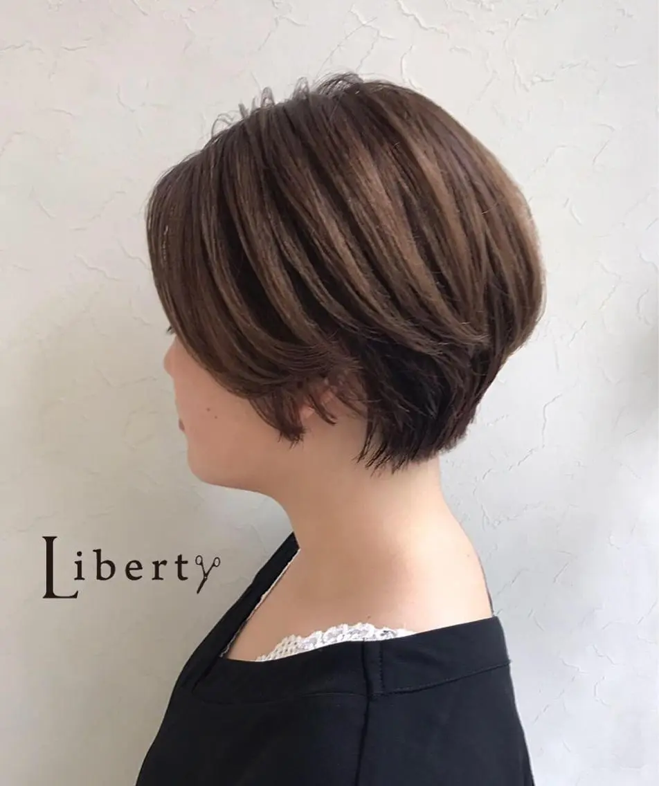 ショート カラー ハンサムショート ショートヘア メンズ指名多数!! 田島史也のヘアスタイル