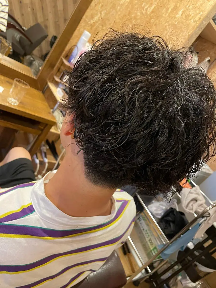 パーマ メンズ JowA✂︎ 目片夏実のヘアスタイル