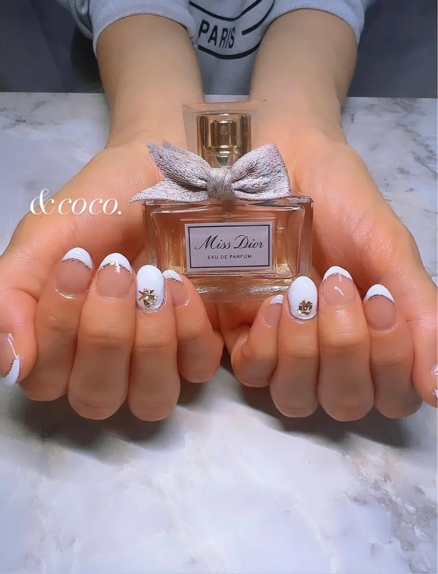 ネイル アートネイル フレンチネイル ＆ coco.のネイルデザイン