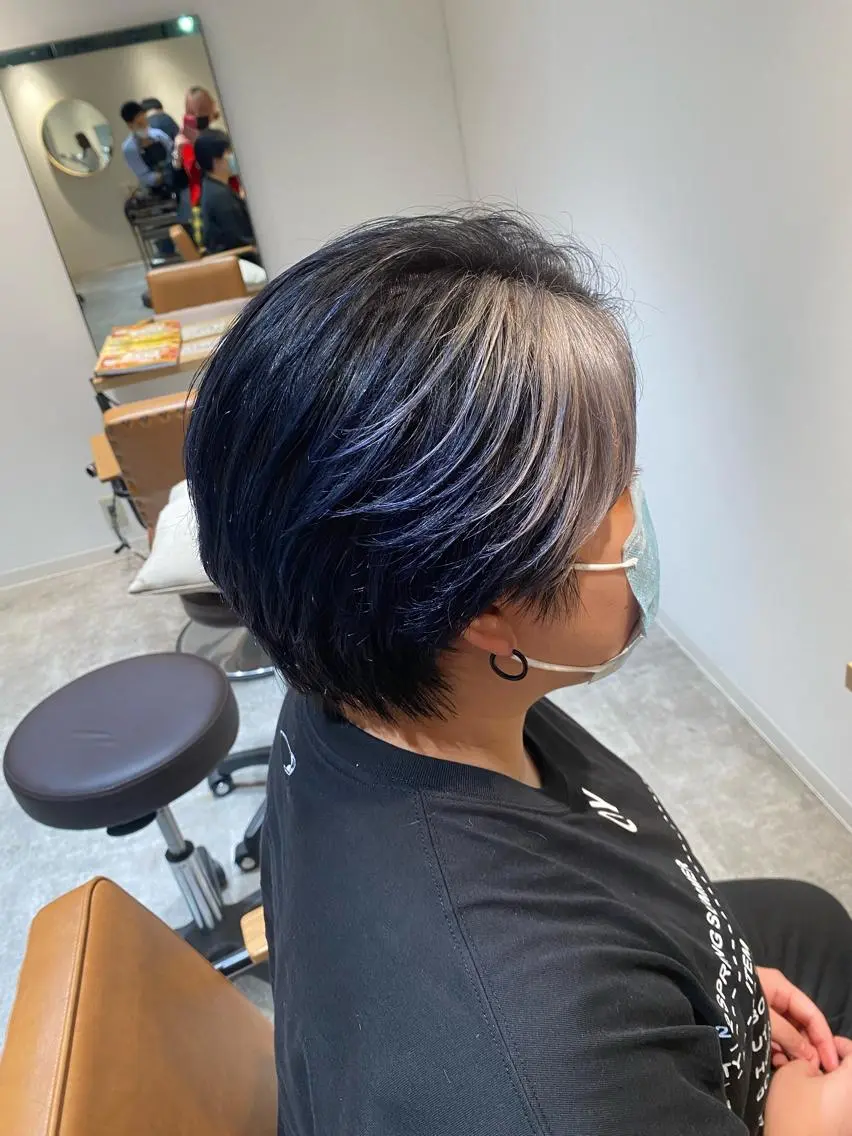 ショート カラー カット ヘアカラー オスズ 🎀´-のヘアスタイル