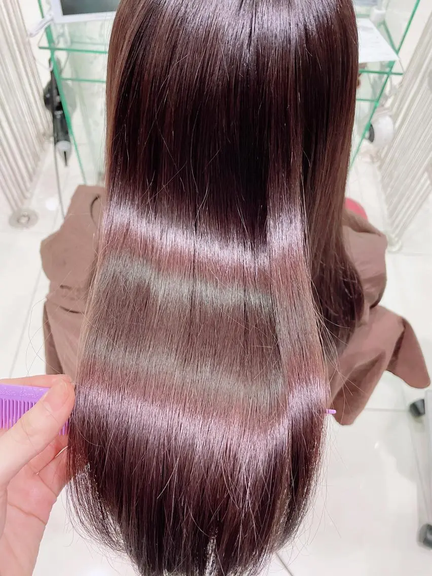 ロング カラー トリートメント ヘアカラー トリートメント 💜髪質改善推し💜 Sein.せりのヘアスタイル