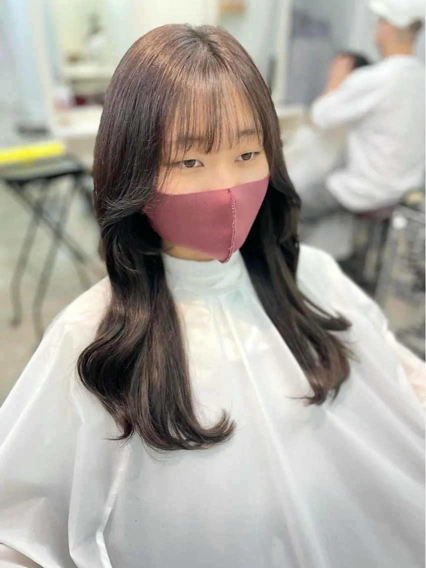ロング シールエクステ エクステ カット エクステ ヘアセット 韓国ヘア🤍髪質改善 🇰🇷AKANEのヘアスタイル