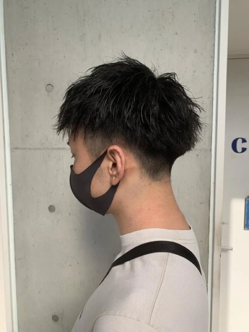 ショート パーマ ツイストパーマ カット パーマ トリートメント 👑メンズパーマ👑 中谷 陸のヘアスタイル