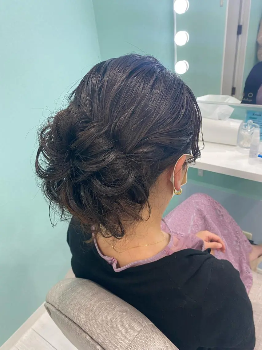 ミディアム ヘアセット Setsalon DIOのヘアスタイル