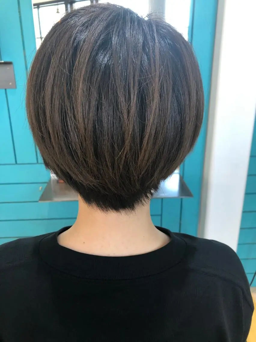 ショート 髪質改善⭐️透明感 カラーノグチショウタのヘアスタイル