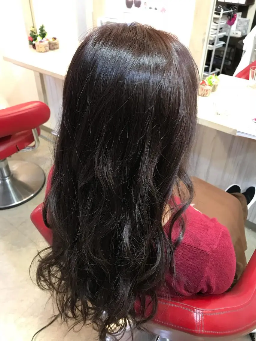 カラー アッシュ バイオレットカラー バイオレットアッシュ 渋谷宮益坂 omoのヘアスタイル