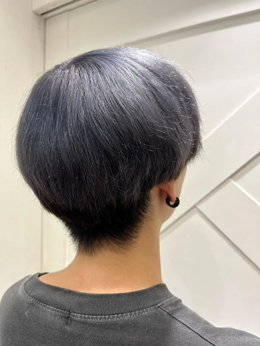 ショート 🫧ハイトーン個性髪 🫧マヤのヘアスタイル