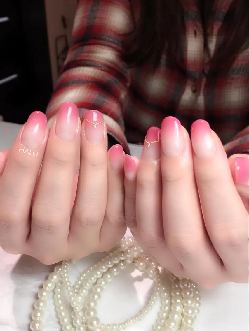ネイル ピンク HALU ハルのネイルデザイン