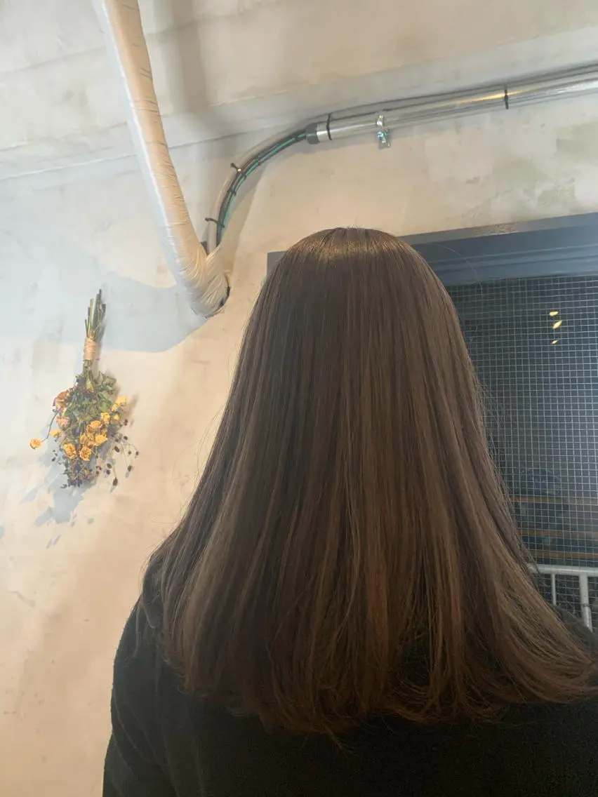 セミロング カラー パーマ ヘアアレンジ メンズ ネイル ダブルカラー カット ヘアカラー トリートメント Sia中野新橋 『JUNYA』のヘアスタイル