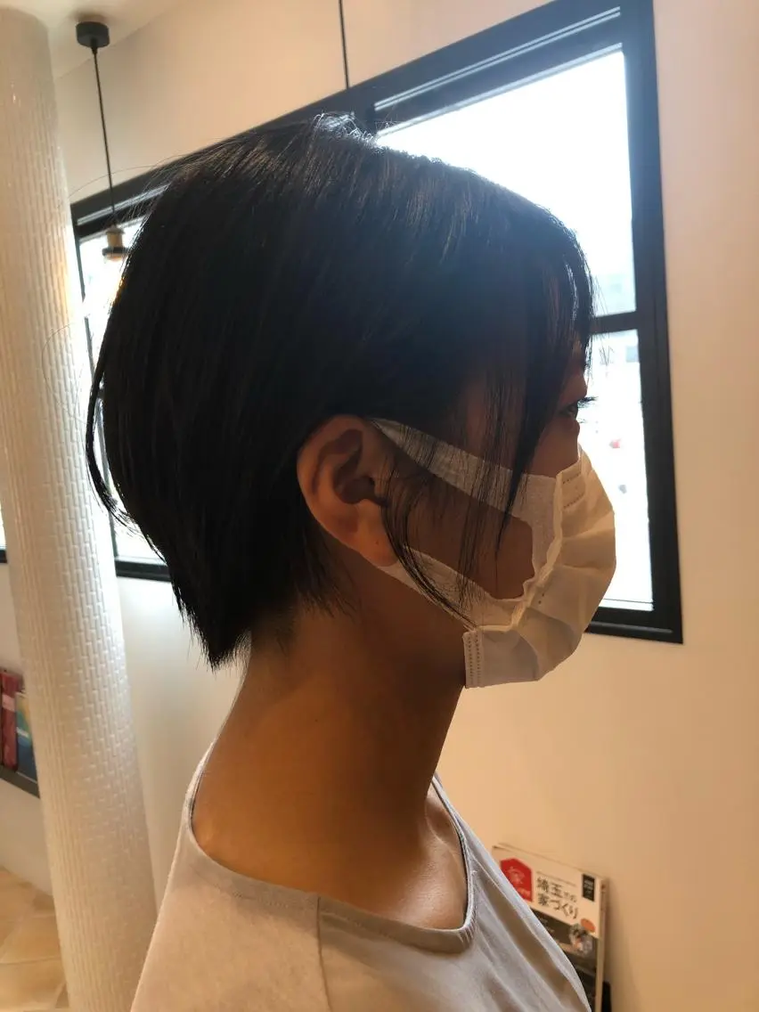 ショート 髪質改善⭐️透明感 カラーノグチショウタのヘアスタイル