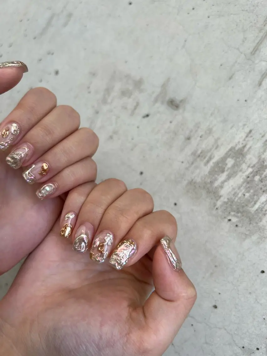 ネイル 持ち込み ニュアンスネイル Charme. NOBUKOのネイルデザイン