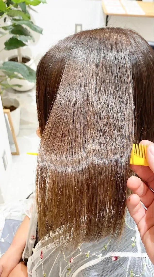 セミロング カラー パーマ カット ヘアカラー 縮毛矯正 💛似合わせカット カラー💛 amiのヘアスタイル