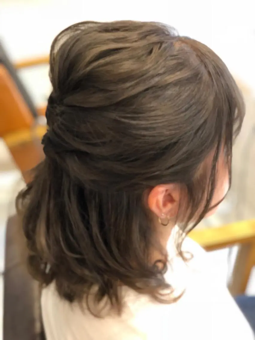 ミディアム アッシュ [RiLo] 松村のヘアスタイル