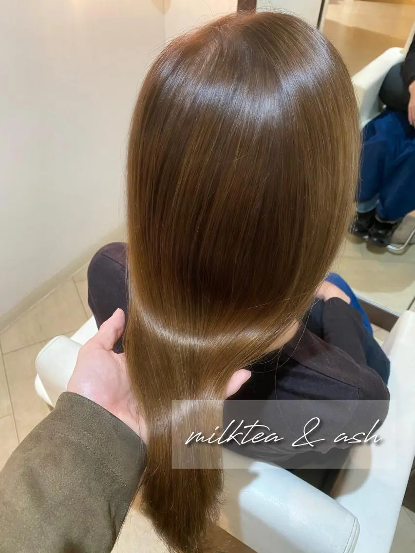 セミロング くせ毛×ショート 上岡勇祐のヘアスタイル