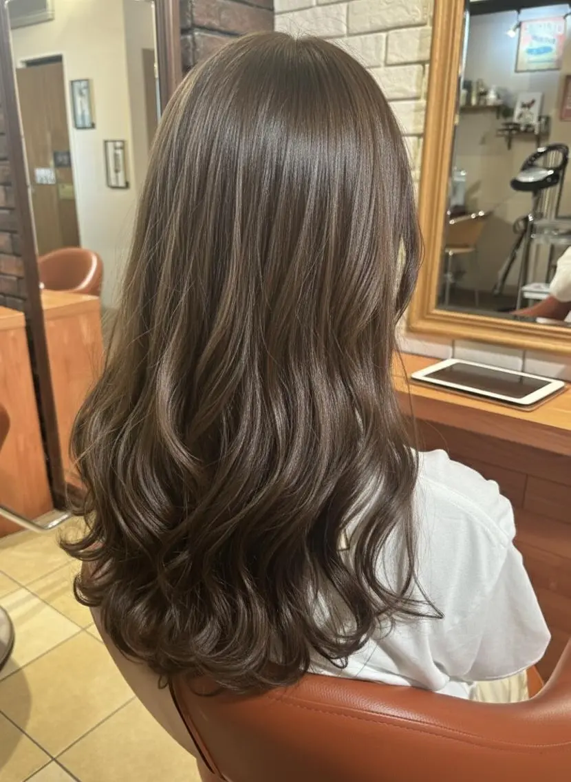 ミディアム カラー カット ヘアカラー トリートメント ヘッドスパ flencia 丸 和博|カットのヘアスタイル