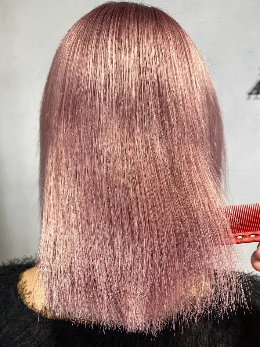 ショート カラー ブリーチ ピンクカラー ✨デザインカラー✨ ✂️kouki✂️のヘアスタイル