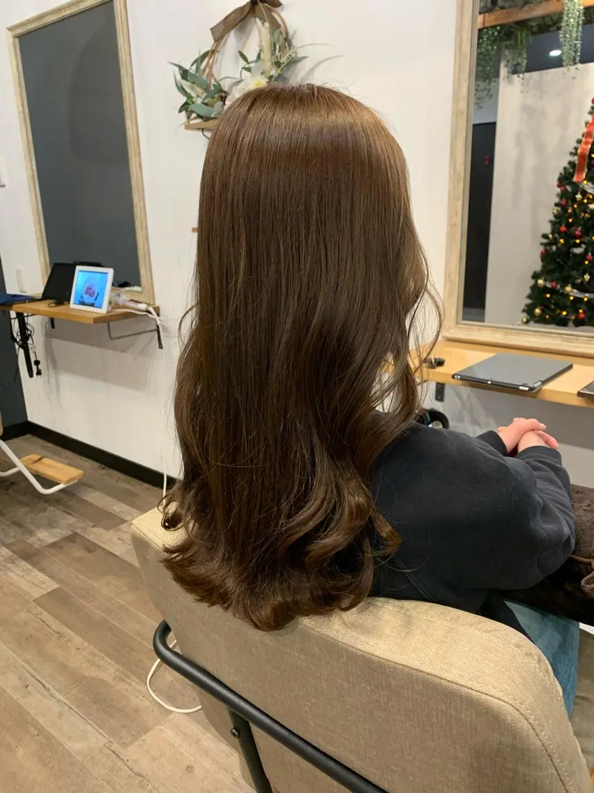 ロング カット ヘアカラー トリートメント 堀田 英樹のヘアスタイル