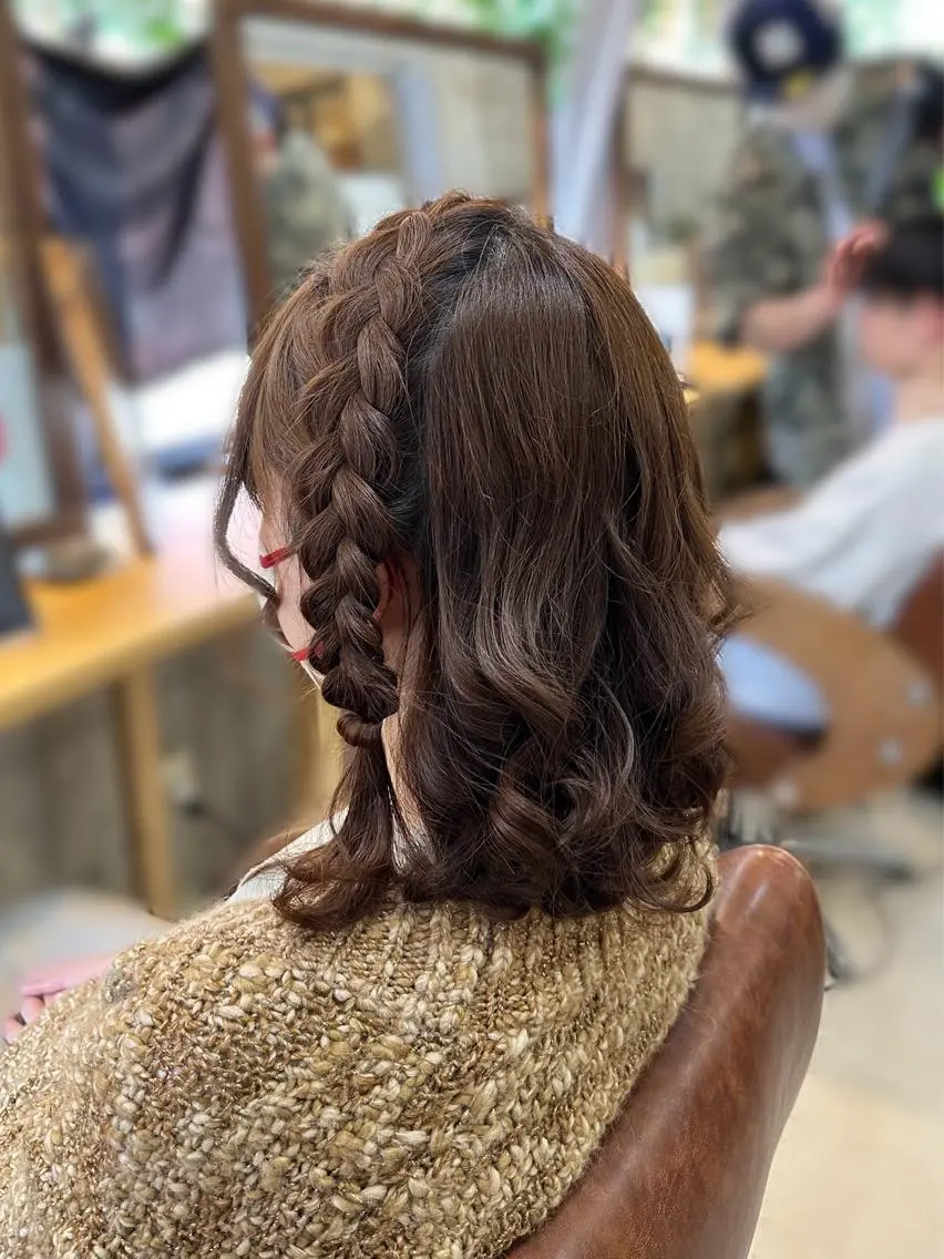ミディアム ヘアアレンジ ヘアセット Kaori / P’s 渋谷のヘアスタイル