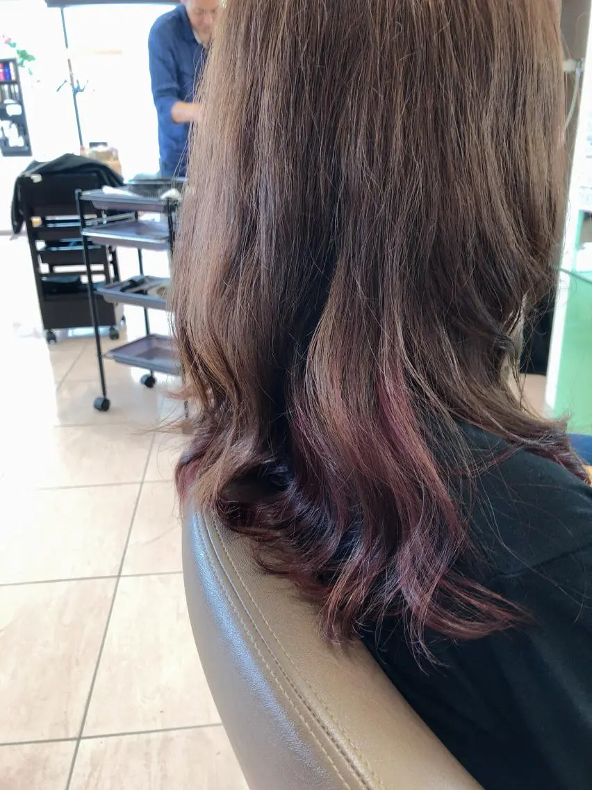セミロング 松田 みのりのヘアスタイル