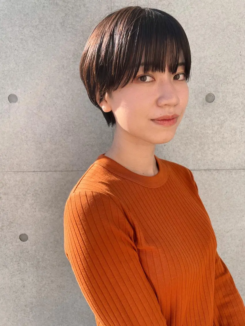 ショート カラー ショートヘア カット ヘアカラー トリートメント センスをお届けします 大谷将生infpのヘアスタイル