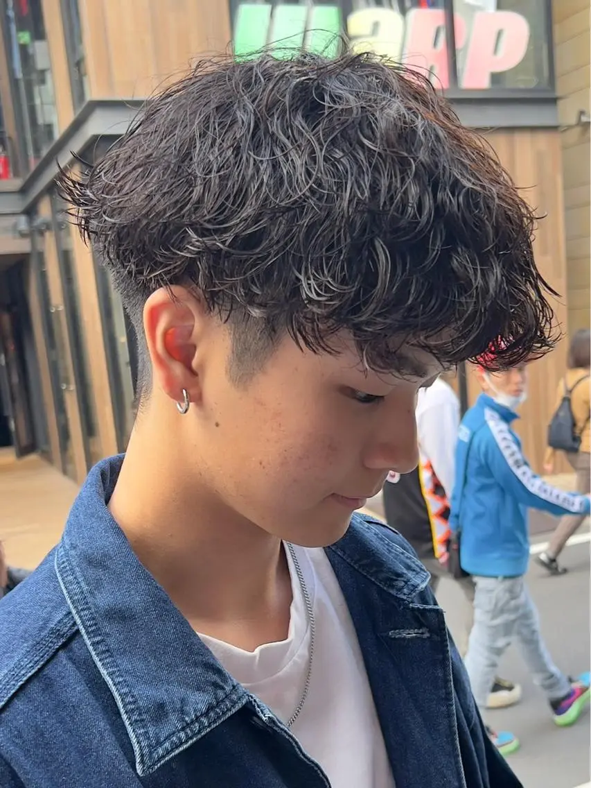 パーマ メンズ カット パーマ 🔥メンズ特化🔥 永瀬椋のヘアスタイル