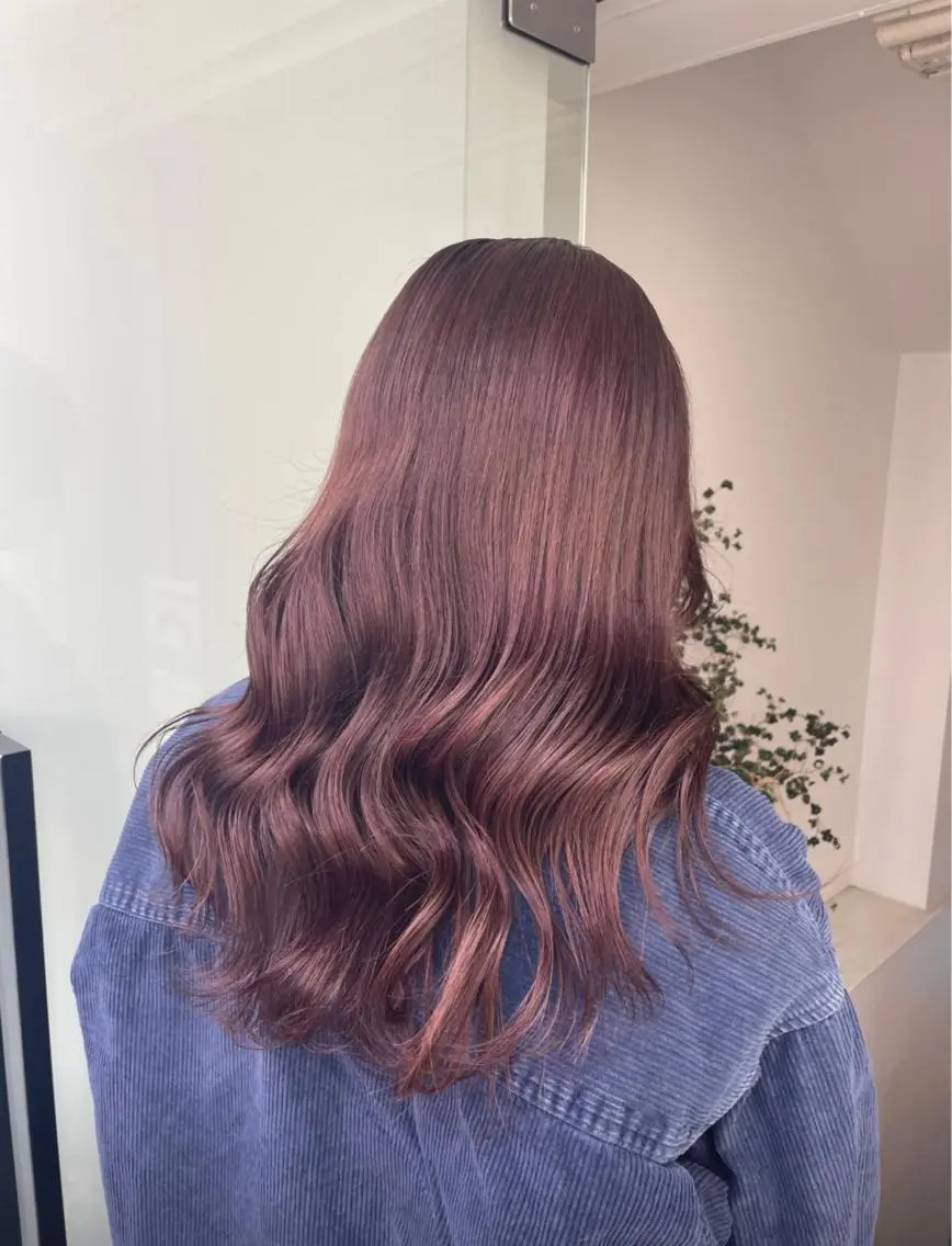 ロング カラー メンズパーマ/ メッシュ📍ユリのヘアスタイル