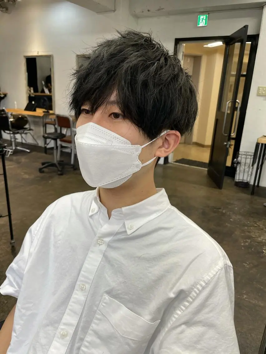 ショート メンズ メンズパーマ メンズ特化ryoのヘアスタイル