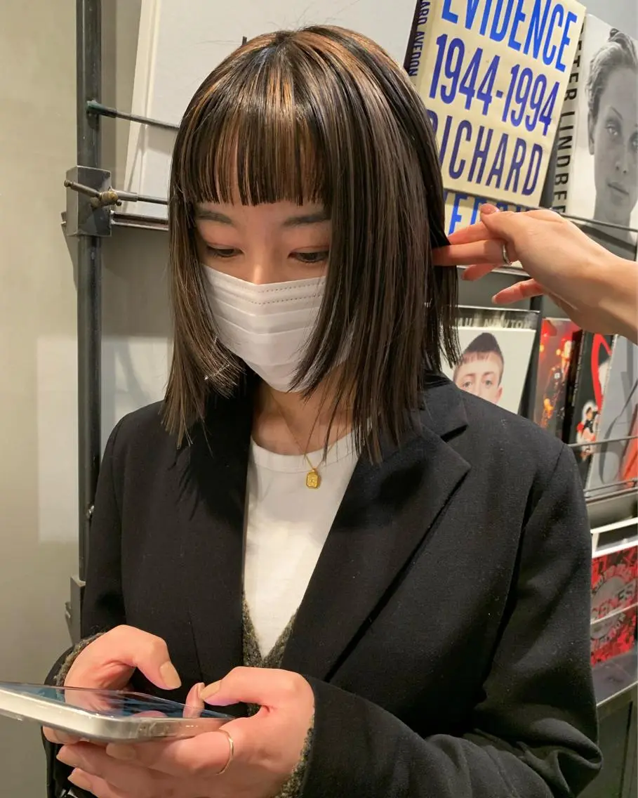 ミディアム カラー ヘアカラー トリートメント アンニュイヘア🪽 ayumiのヘアスタイル