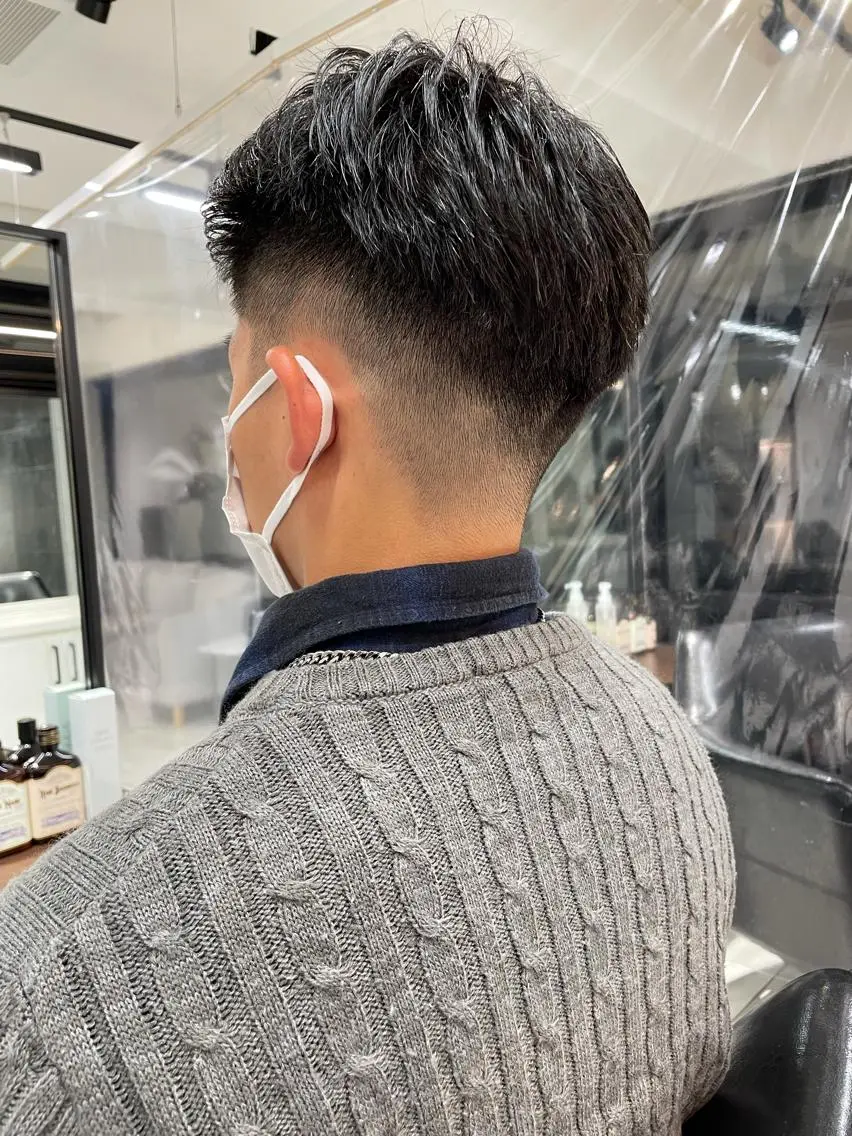 メンズ カット 大阪メンズ 美容師井上智博のヘアスタイル