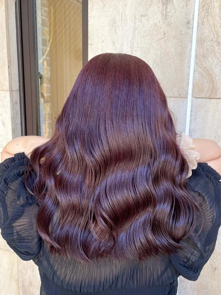 ミディアム カラー ミヤザキ タクトのヘアスタイル