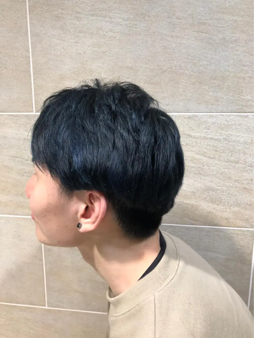 ショート カラー メンズ ヘアカラー トリートメント 宮原 佳苗のヘアスタイル