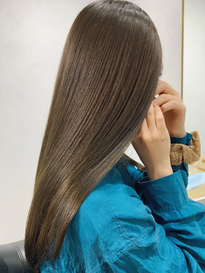 カラー ボブパーマコテ巻き風 パーマNo1深江秀平のヘアスタイル