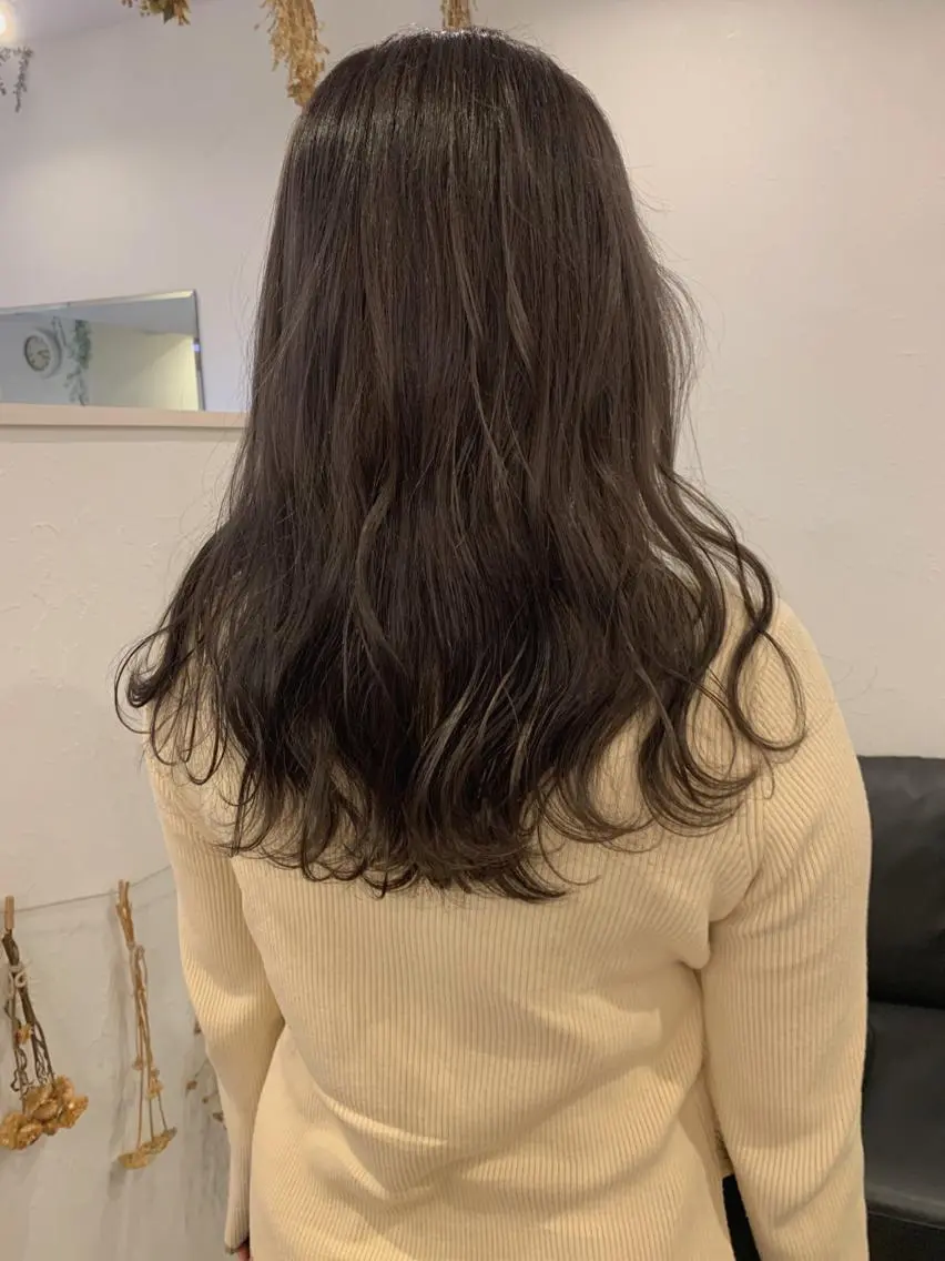 ロング カラー ブリーチ グレージュ ヘアカラー m ā l o.🌷 サカモトマイコのヘアスタイル