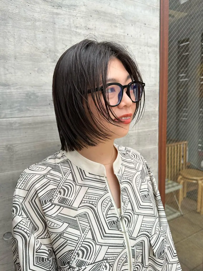 ショート ボブ カット SALTWATER AYARIのヘアスタイル