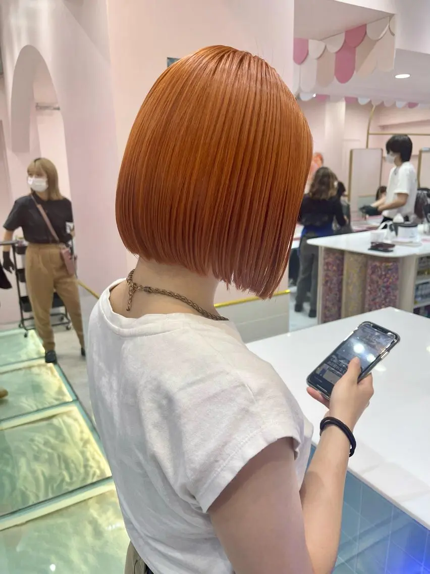 ミディアム カラー ヘアカラー 🎀ガーリー/レイヤ ー🎀Mahoのヘアスタイル