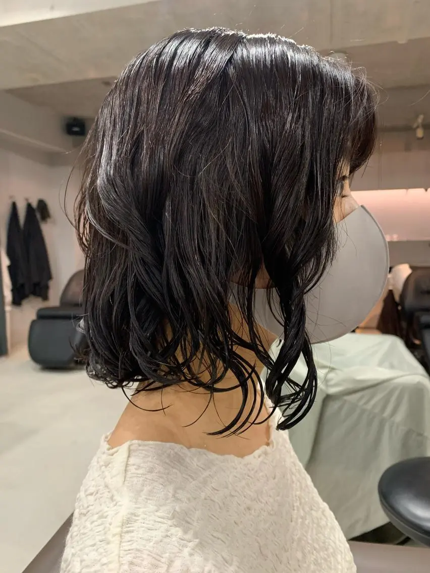 パーマ ボブパーマコテ巻き風 パーマNo1深江秀平のヘアスタイル