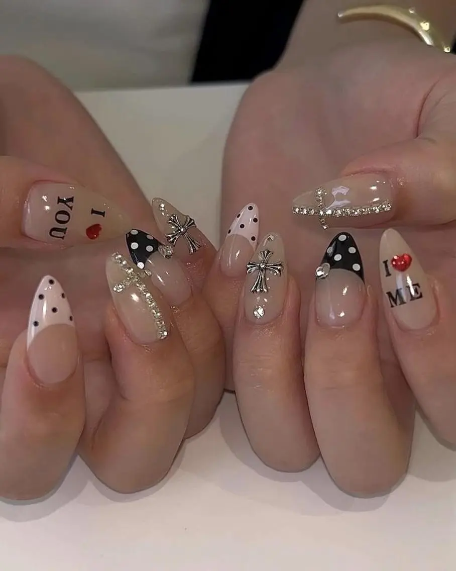 ネイル 長さ出し グラデーション 卒業式 キラキラネイル マグネットネイル Emi🌸Belle Nail Salonのネイルデザイン