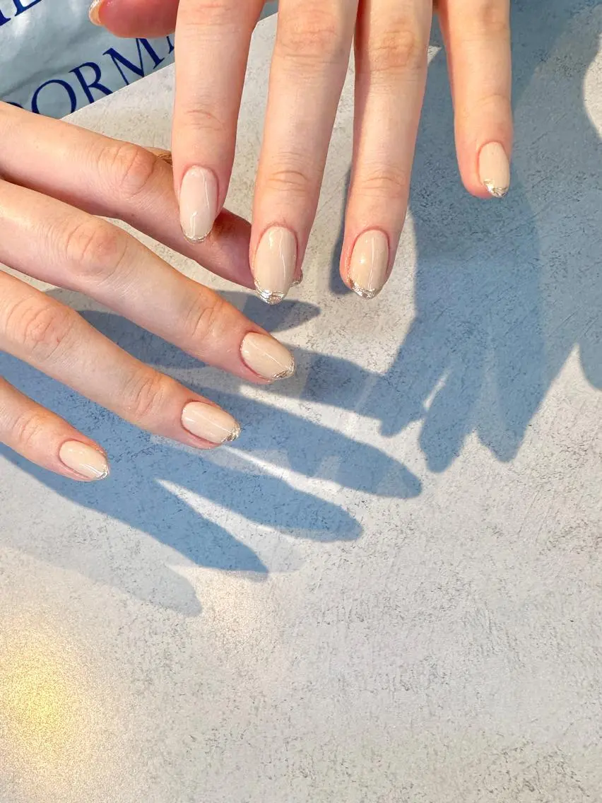 ネイル フレンチネイル ミラーネイル ワンカラーネイル ハンドネイル Baden Nail バ-デン ネイルのネイルデザイン
